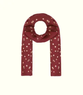 A4975-MAROON-Scarf For Women