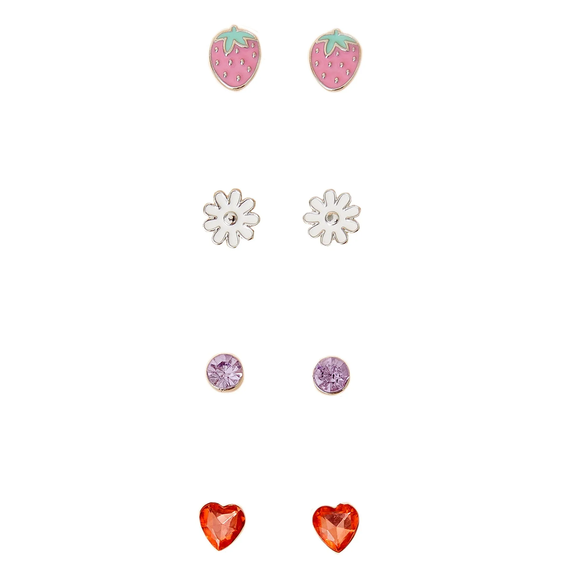 Accessorize London Girl's Pierced Earring Set of 5