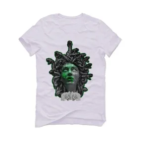 Air Jordan 4 (METALLIC PACK) GREEN 2020 White T-Shirt (illdussa)