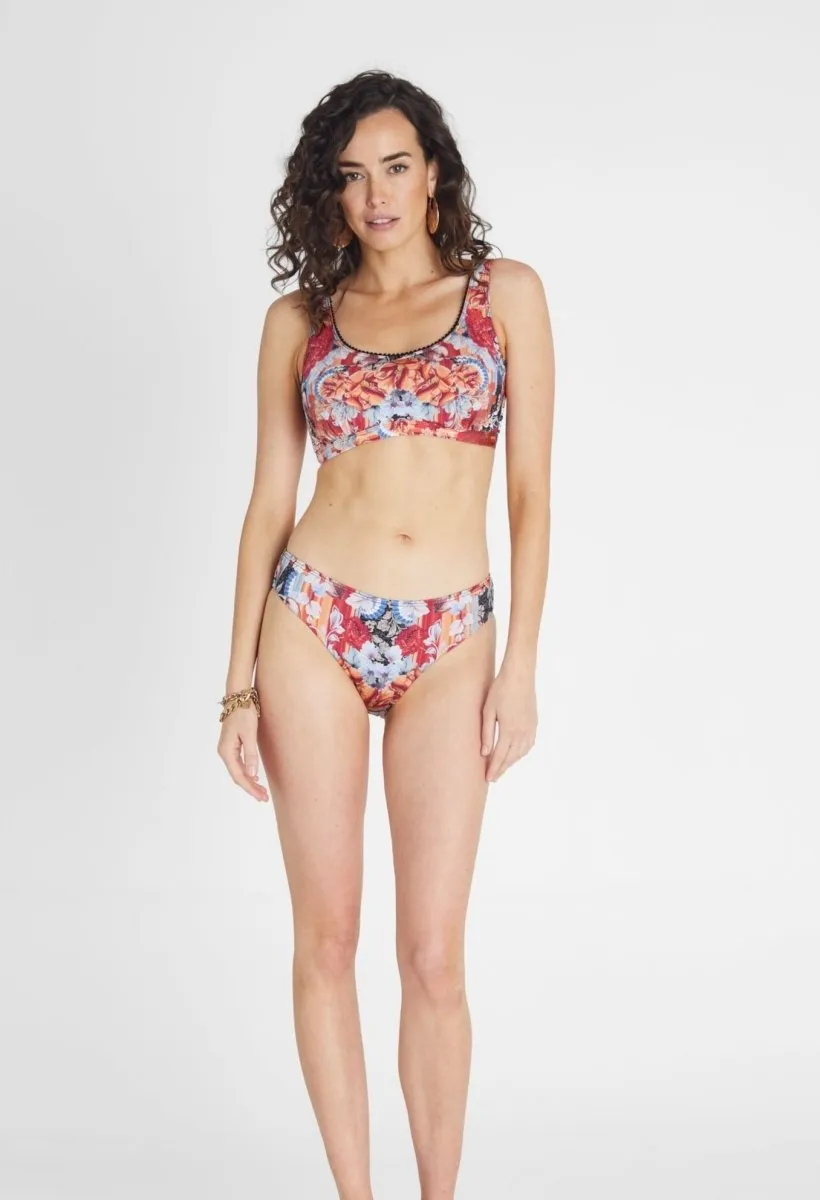 AQUA BLU GARDENIA CLASSIC BIKINI PANT