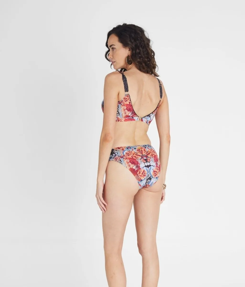 AQUA BLU GARDENIA CLASSIC BIKINI PANT