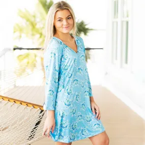 Aqua Tunic Dress