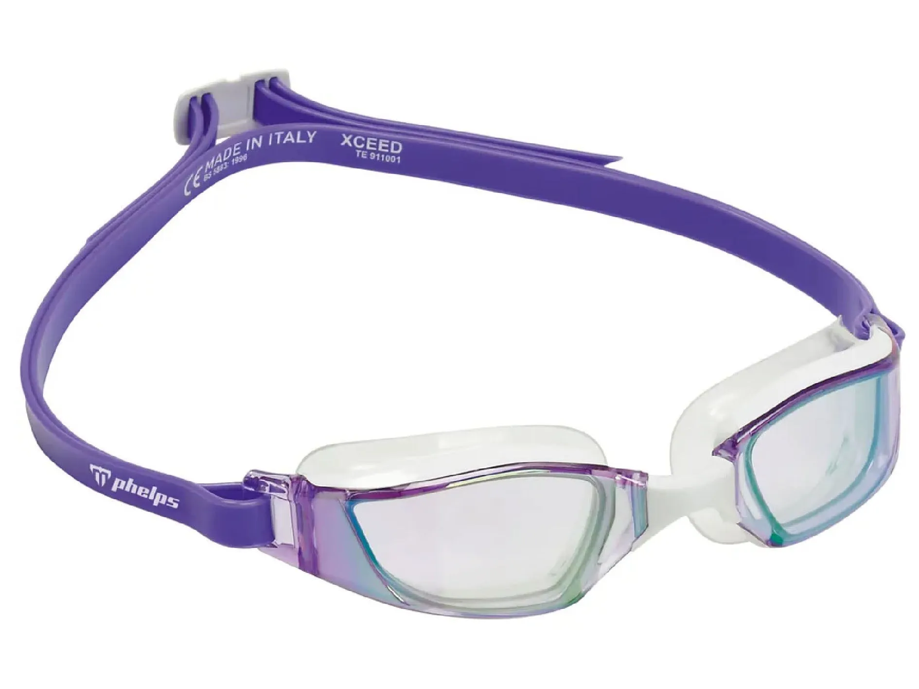 Aquasphere x Phelps Xceed Goggles Titanium Mirrored/White/Purple <br> 189230