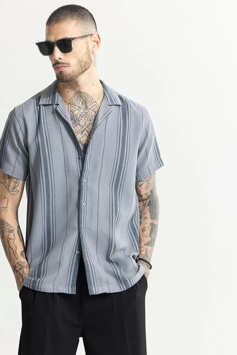 Aura Stripe Grey Shirt