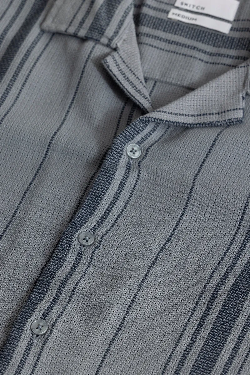 Aura Stripe Grey Shirt