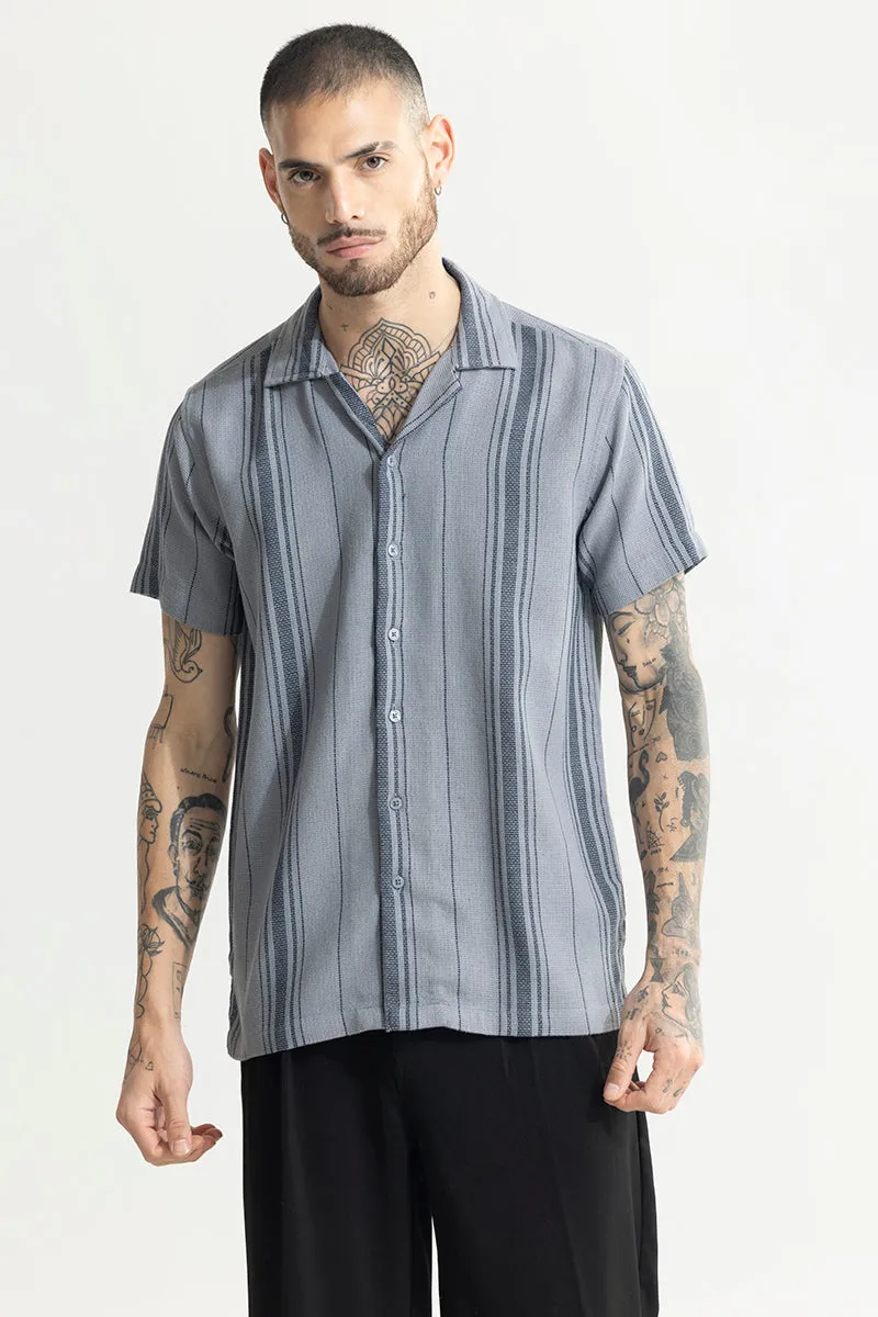 Aura Stripe Grey Shirt