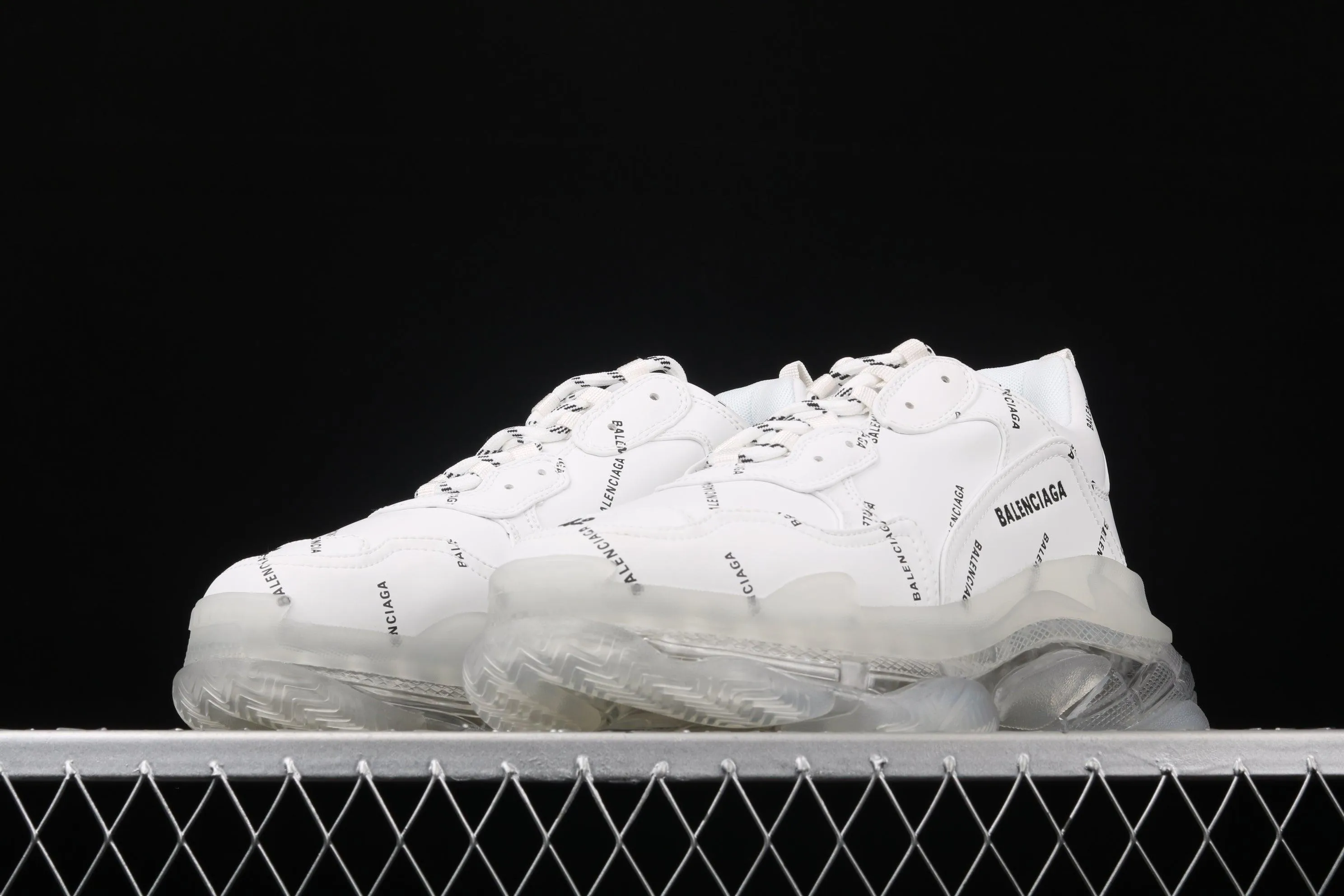 BA Triple S 'White Clear Sole'