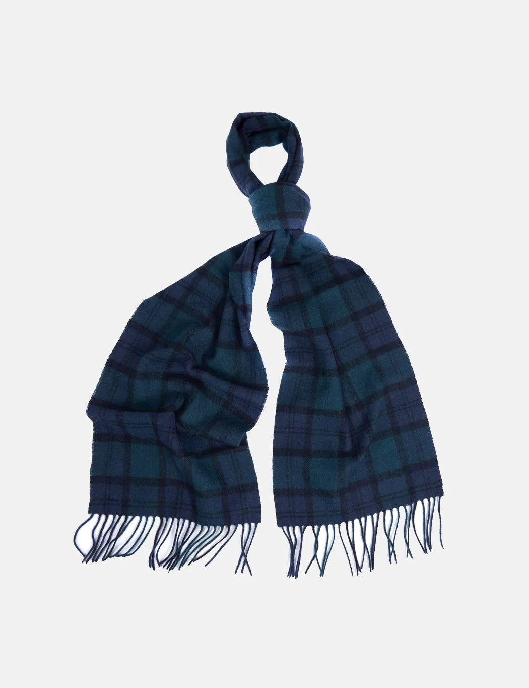 Barbour Tartan Lambswool Scarf - Black Watch