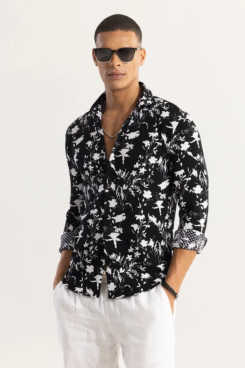 Begonia Black Shirt