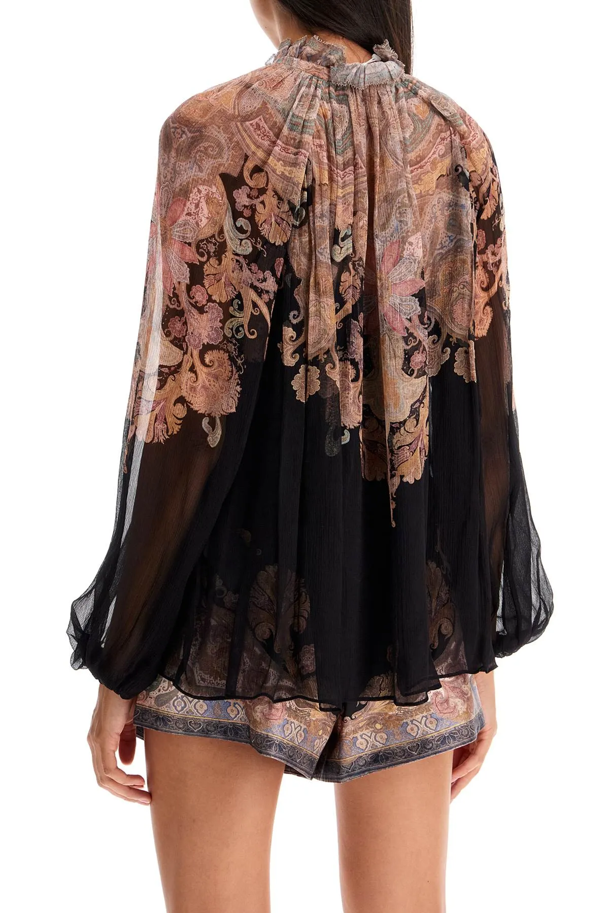 BILLOW FLORAL BLOUSE