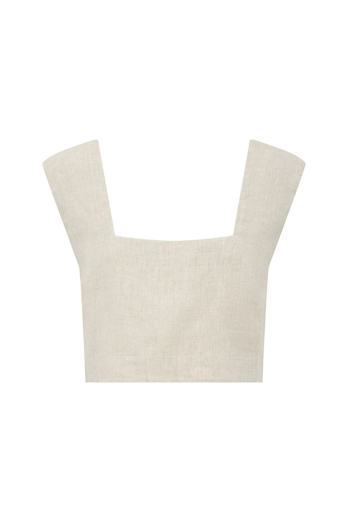 CALEB CROP TOP - NATURAL