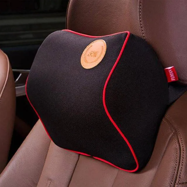 Car Neck Headrest Pillow Cushion Memory Cotton