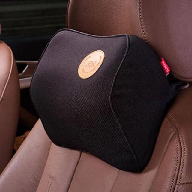 Car Neck Headrest Pillow Cushion Memory Cotton