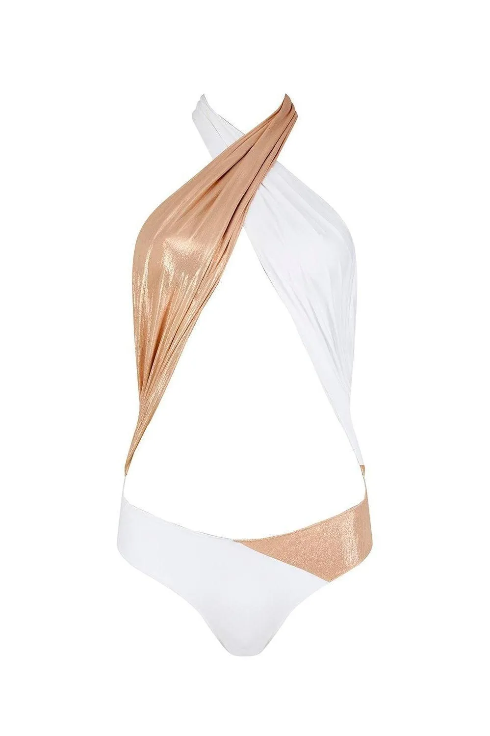 Carol One Piece White-Gold