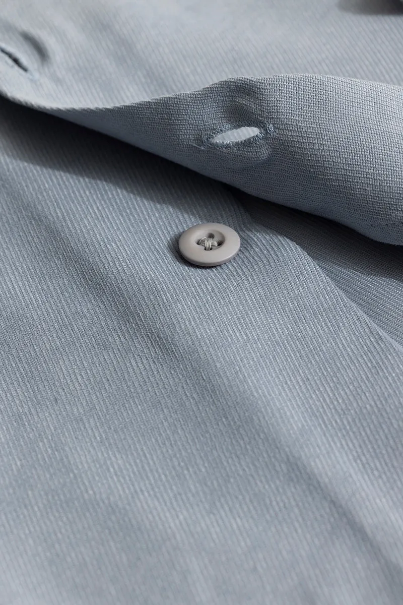 Chenille Grey Overshirt