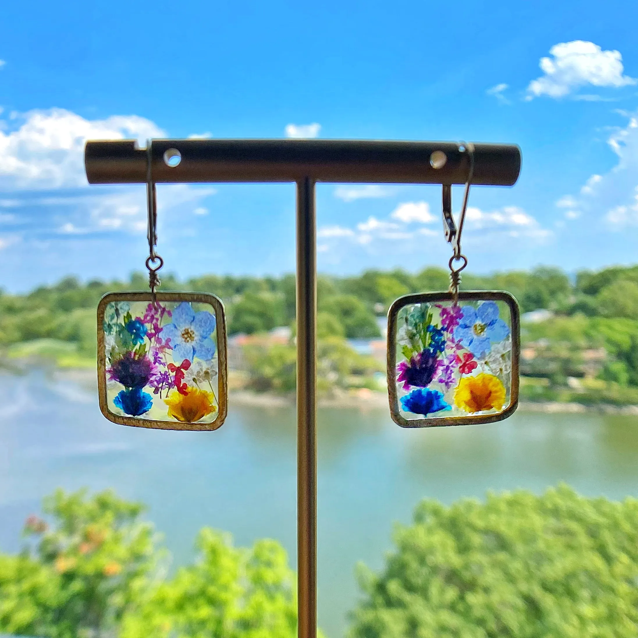 Colorful Botanical Garden Earrings - BG61