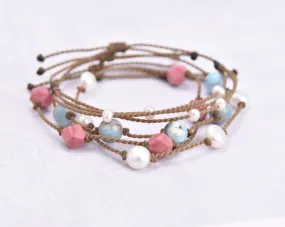 Cotton Candy Clouds - Bracelet Stack (15% off)