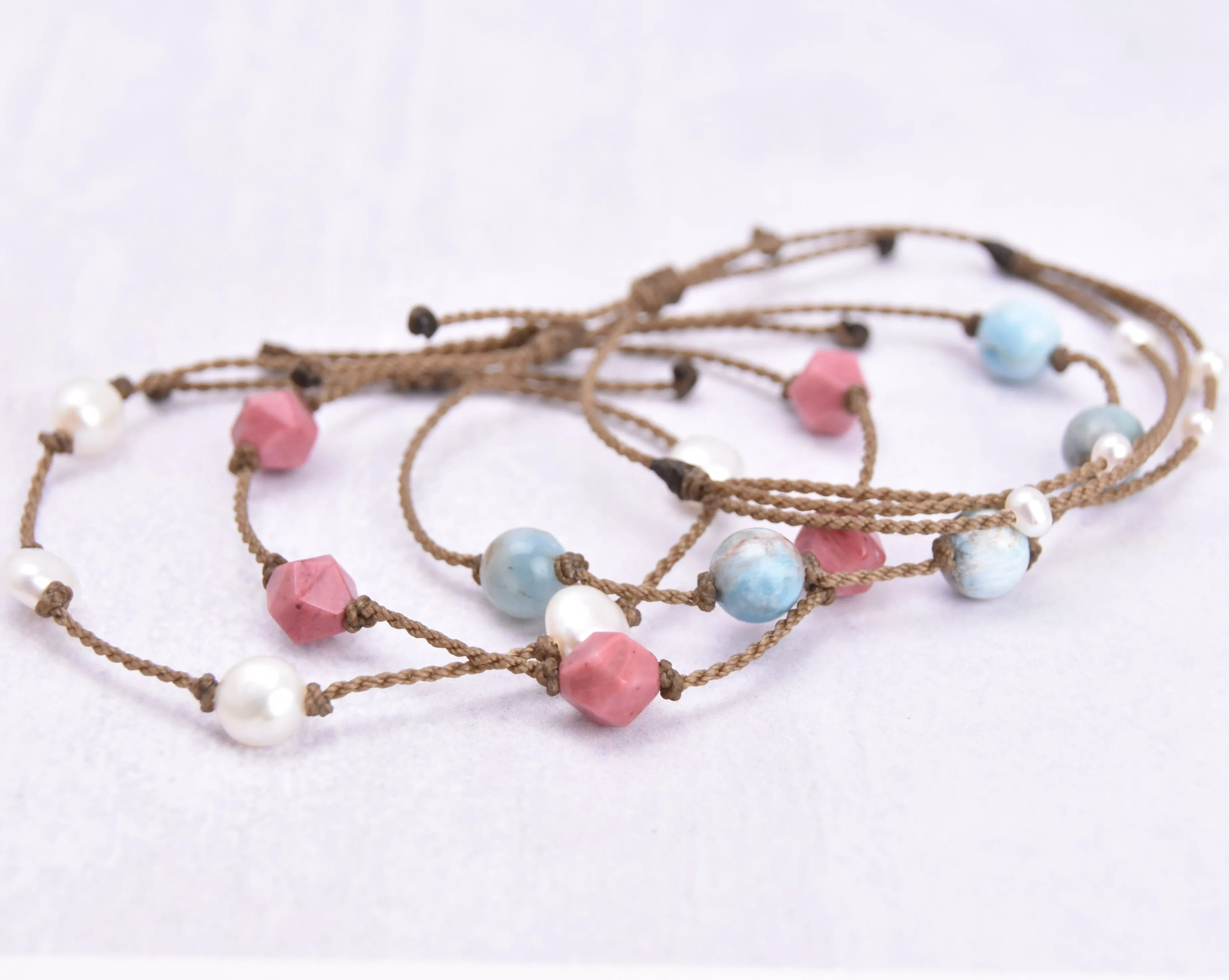 Cotton Candy Clouds - Bracelet Stack (15% off)