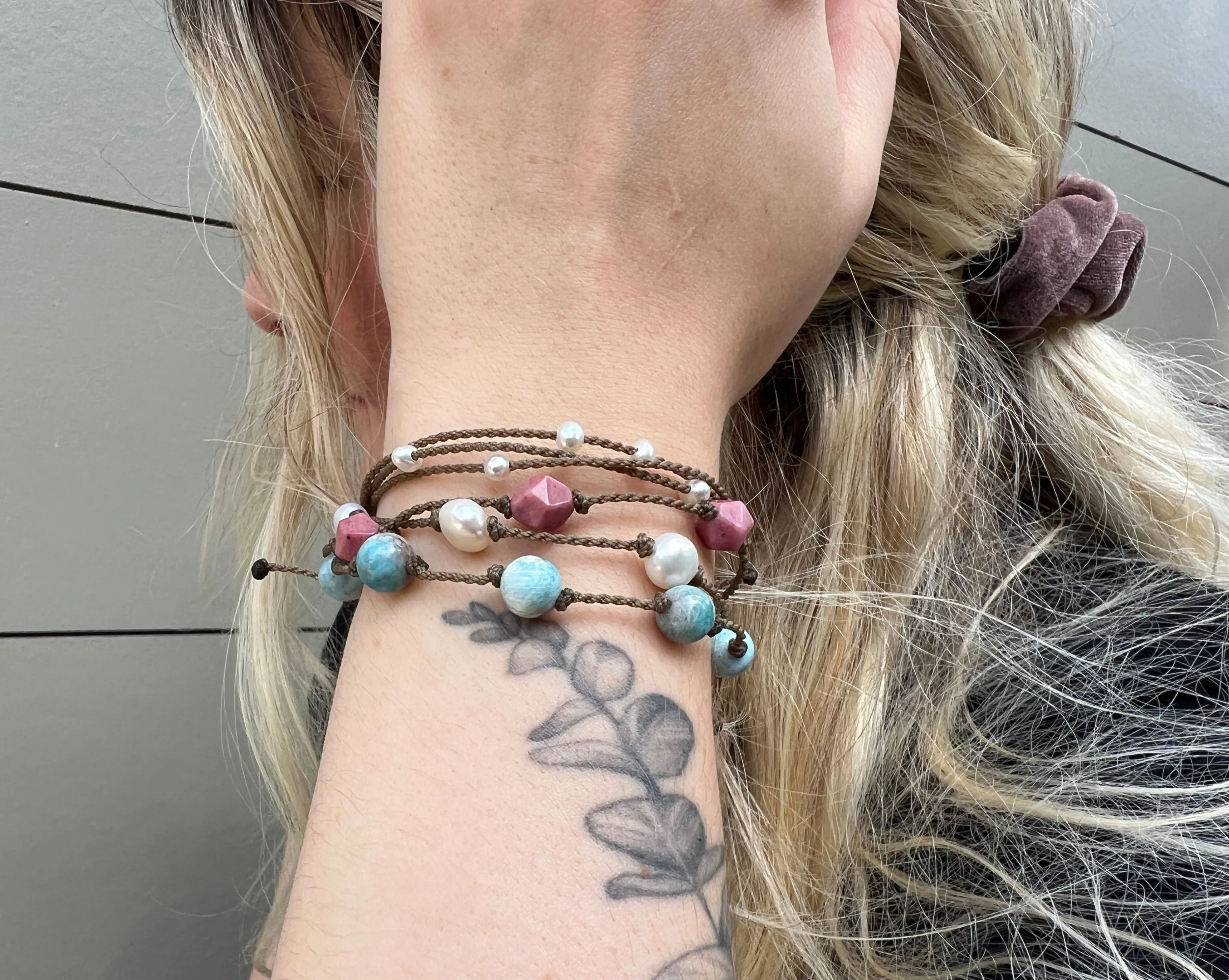 Cotton Candy Clouds - Bracelet Stack (15% off)