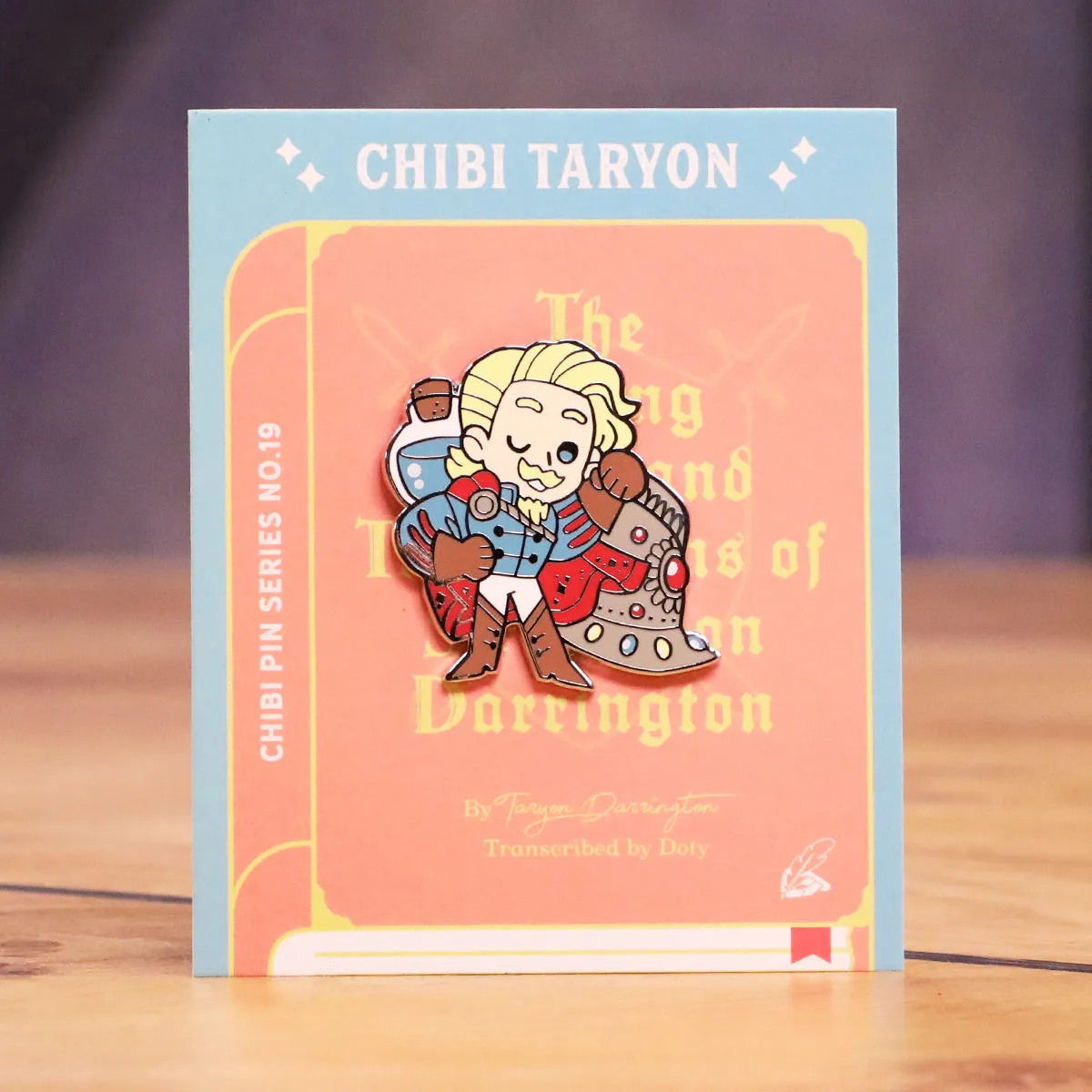 Critical Role Chibi Pin No. 19 - Taryon Darrington