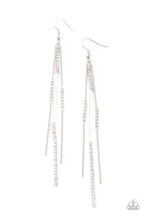 Dainty Dynamism - White Earring