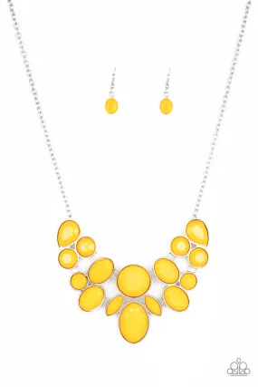 Demi-Diva - Yellow Paparazzi Necklace