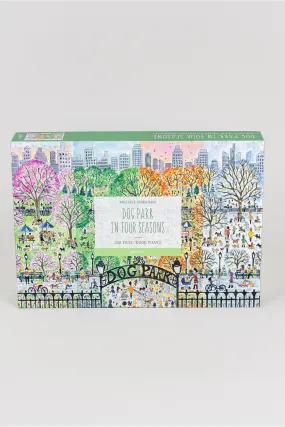 Dog Park In Four Seasons 250 Piece Puzzle