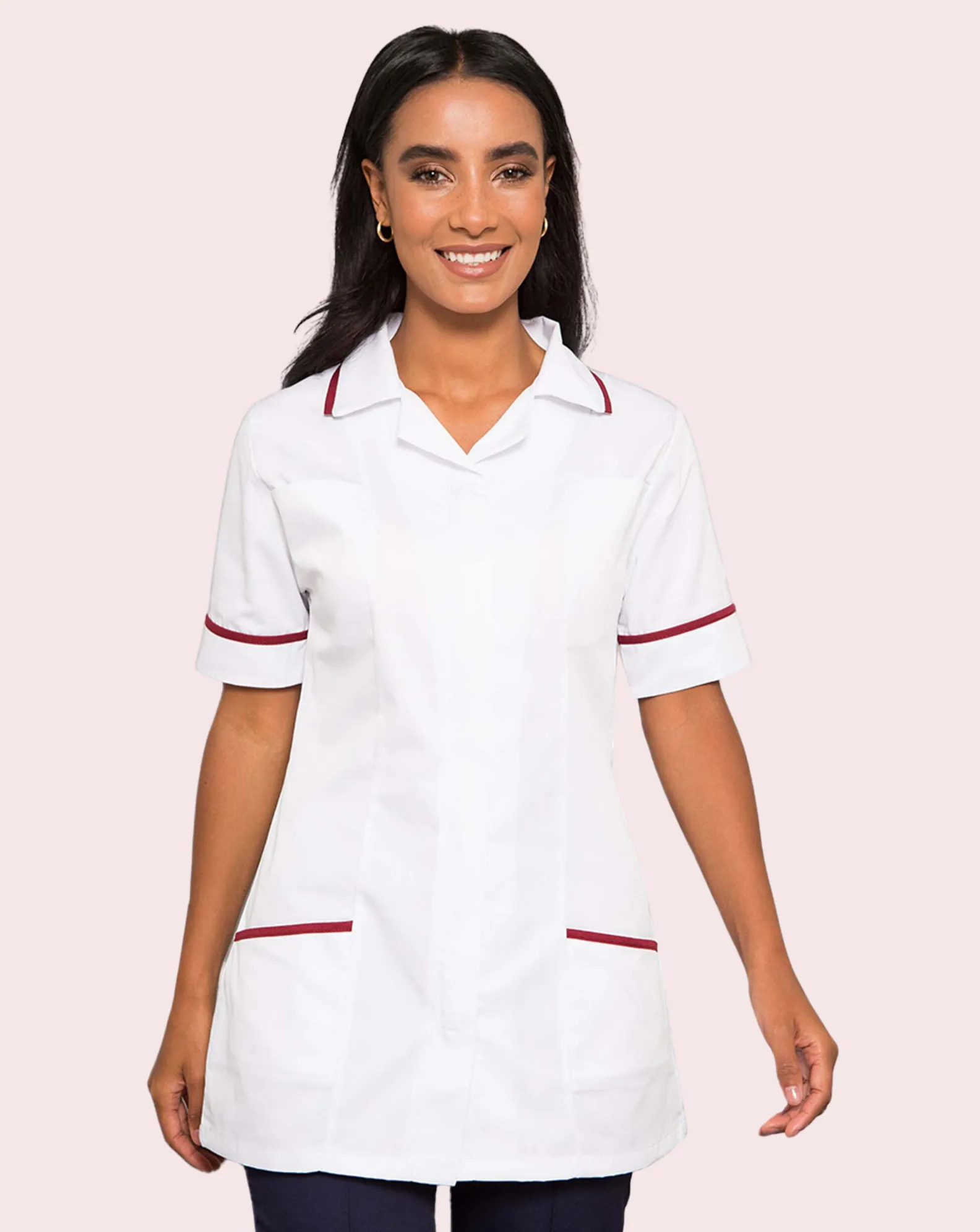 Eliza Revere Collar Healthcare Tunic