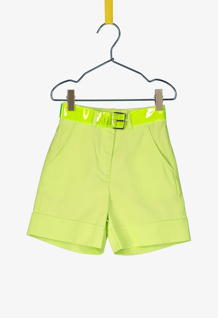 Folded Hem Short Pants