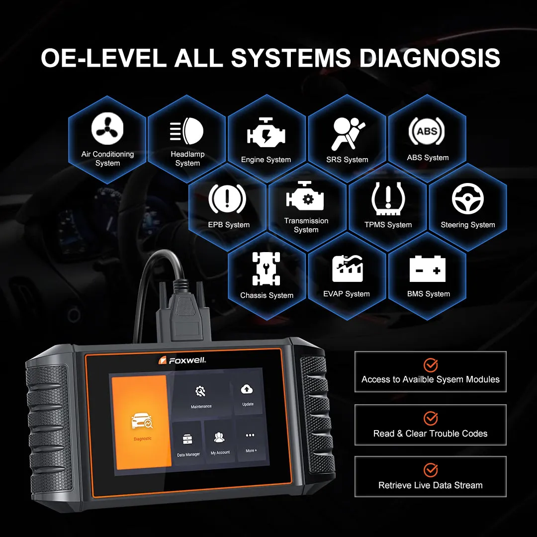 Foxwell NT710 Bi-directional Scan Tool Upgraded Version of Foxwell NT530 and NT510 Elite