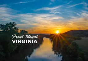 Front Royal Virginia 2"x3" Photo Magnet - North Fork Sunset