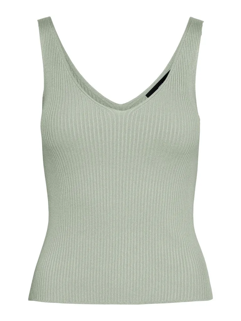 Glory Sleeveless Rib Top - Colours