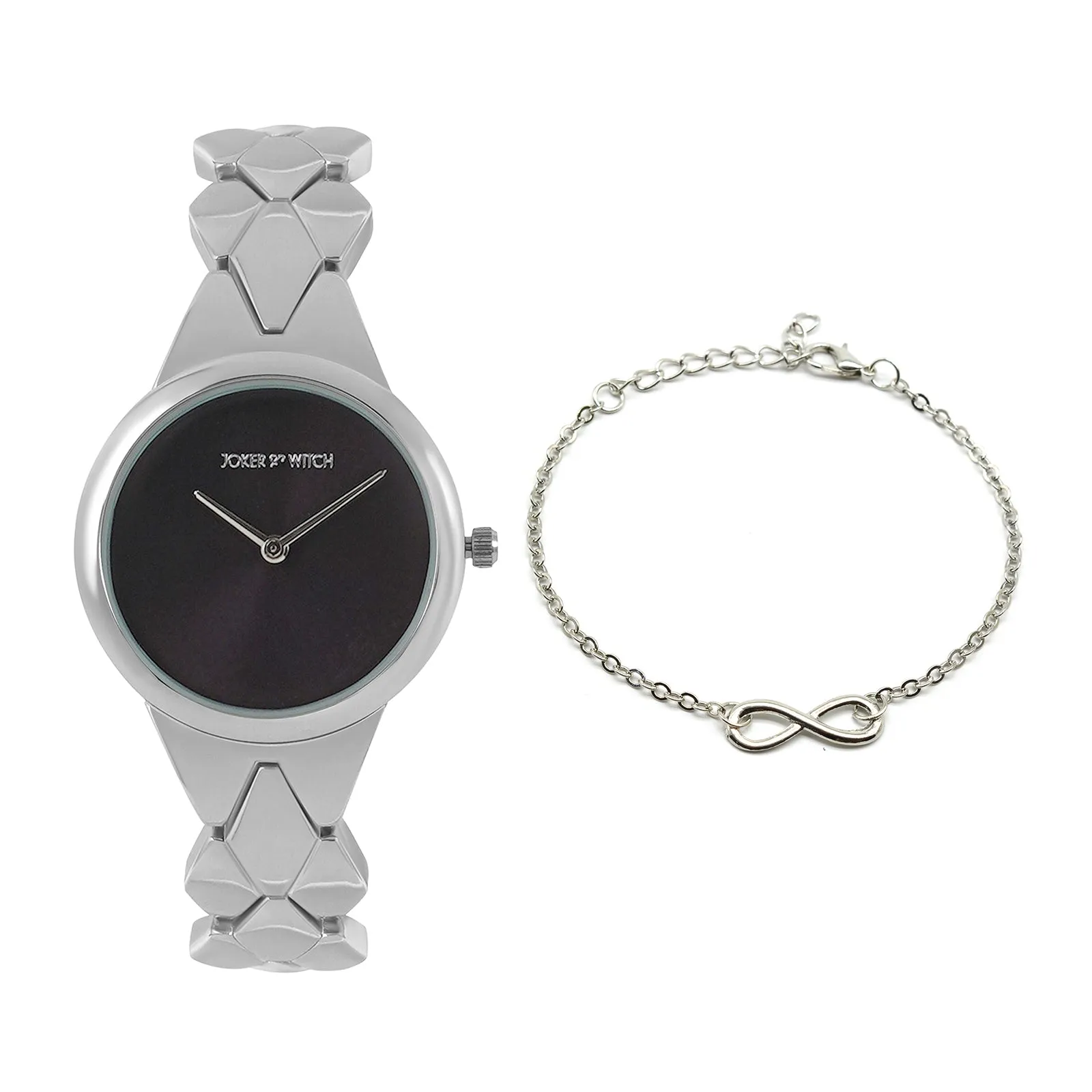 Gretchen Silver Watch Bracelet Stack