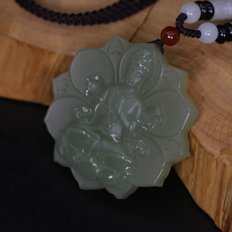 Guan Yin Jade Pendant