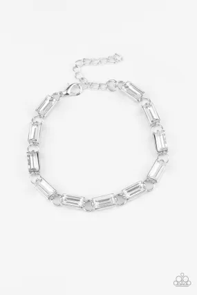 Irresistibly Icy - White Bracelet