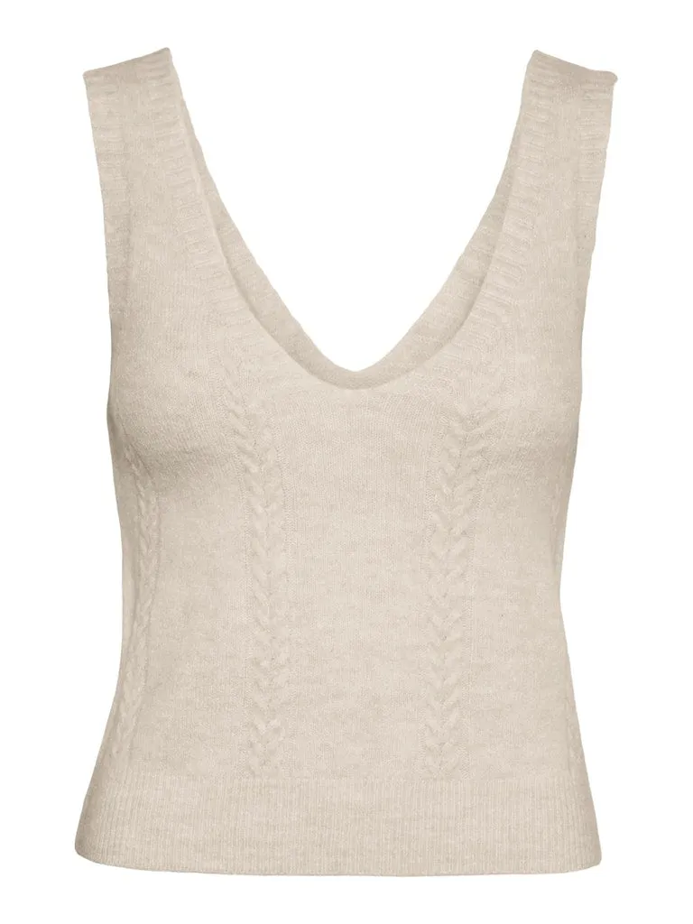 Lefile Sleeveless Vneck Strap Vest Top