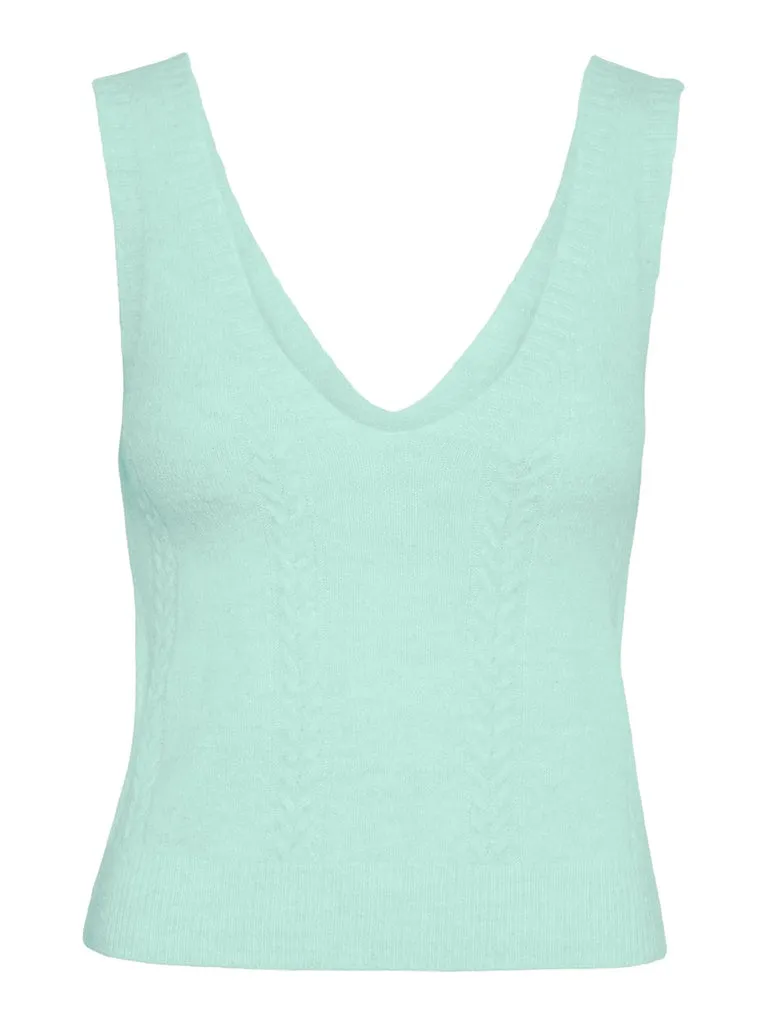 Lefile Sleeveless Vneck Strap Vest Top