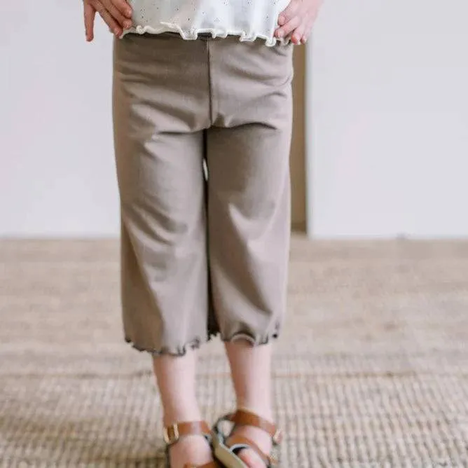 Lettuce Hem Cropped Pants (SALE)