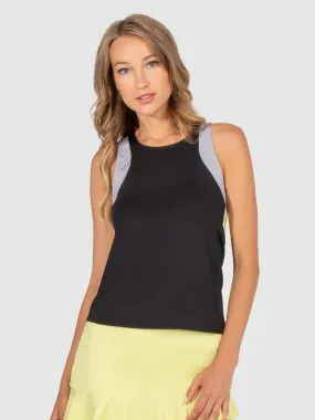 Lilian Tennis & Active Tank - Black Combo