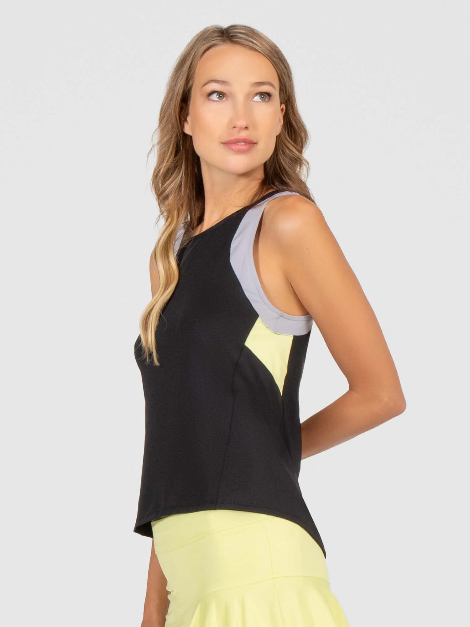 Lilian Tennis & Active Tank - Black Combo