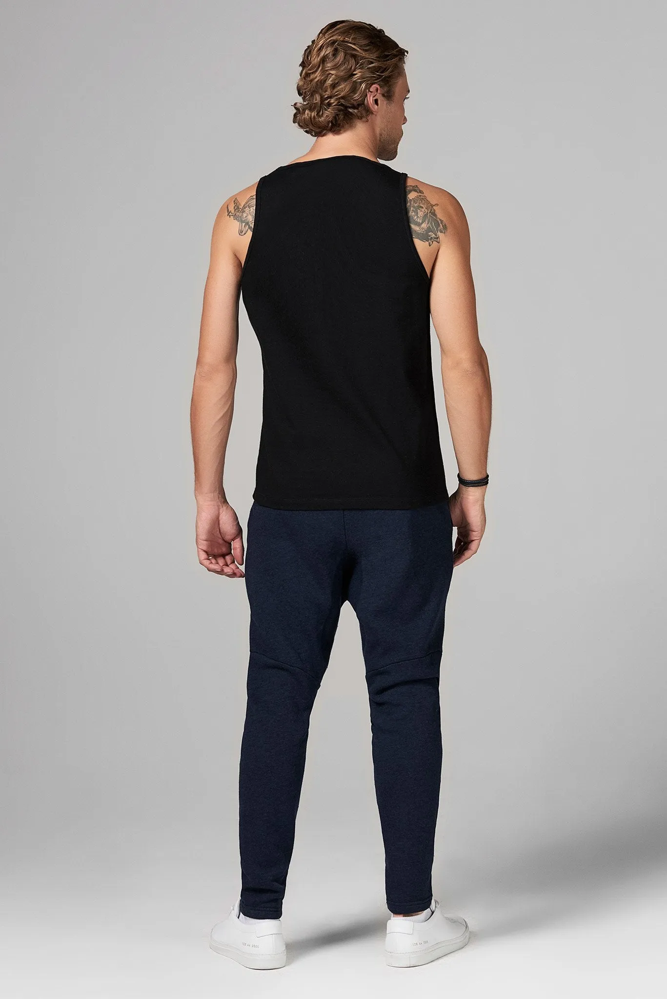 Men's Heavy Cotton Scoop Neck Tank Top