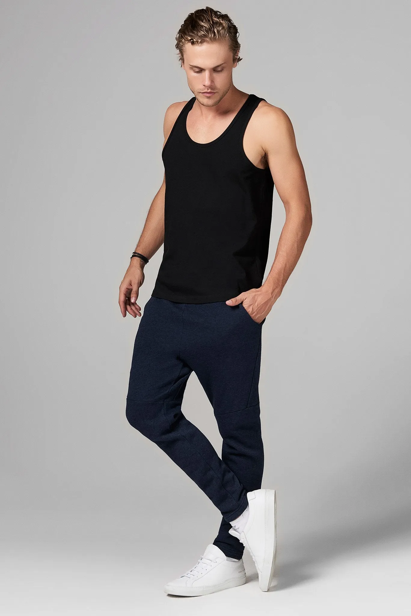 Men's Heavy Cotton Scoop Neck Tank Top