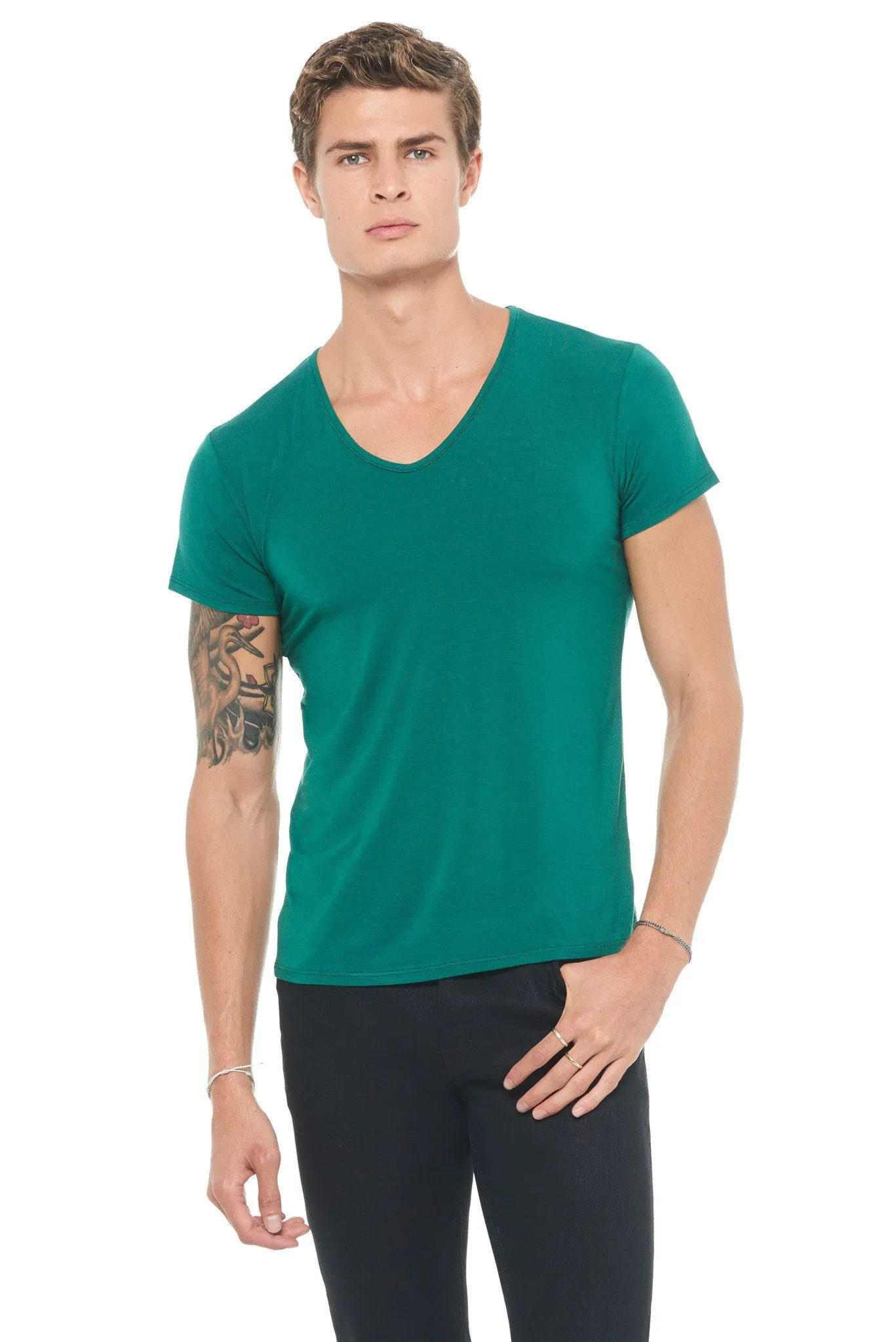 Men's Modal V-Neck Tee