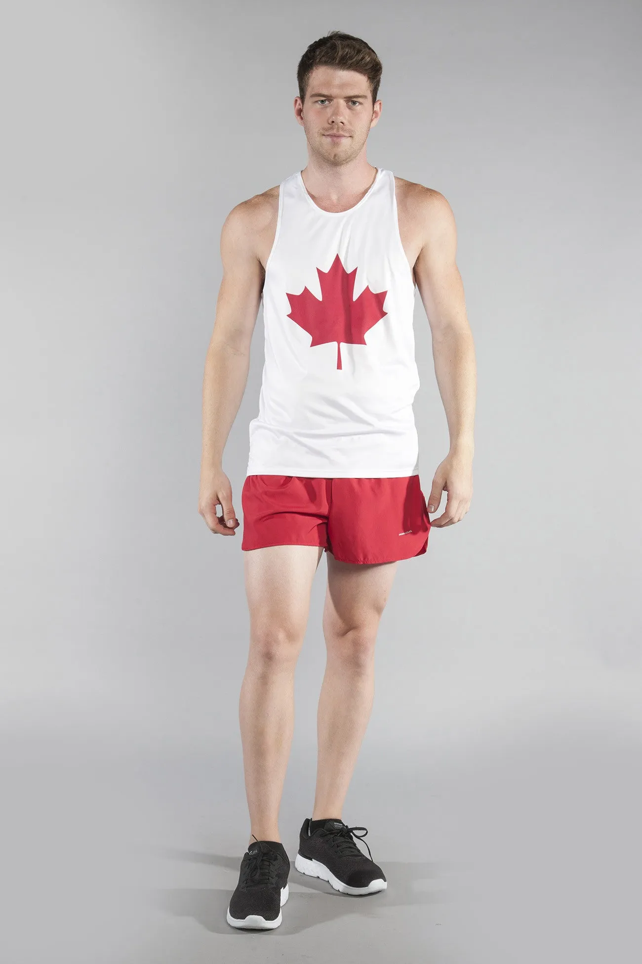 Men's Printed Singlet- Canada