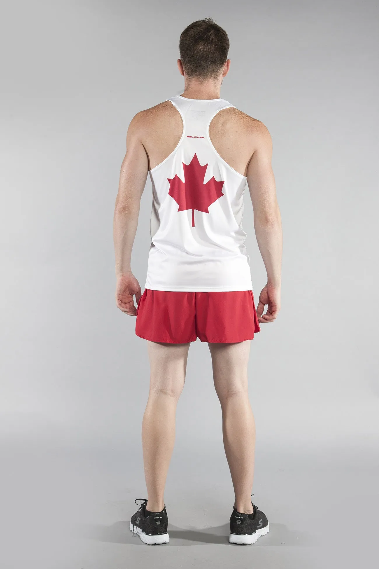 Men's Printed Singlet- Canada