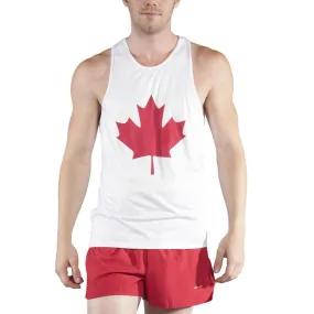 Men's Printed Singlet- Canada