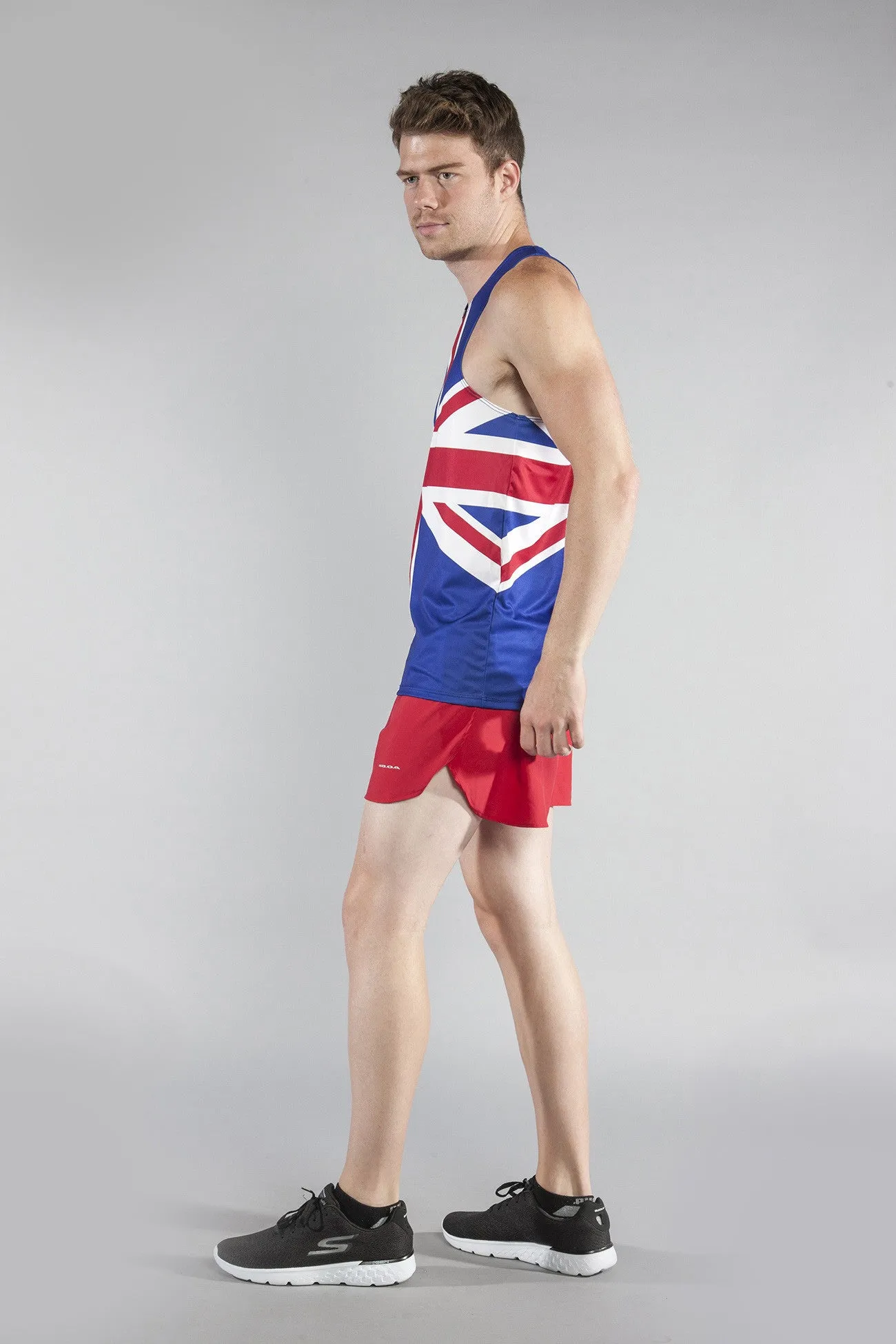 Men's Printed Singlet- Great Britain