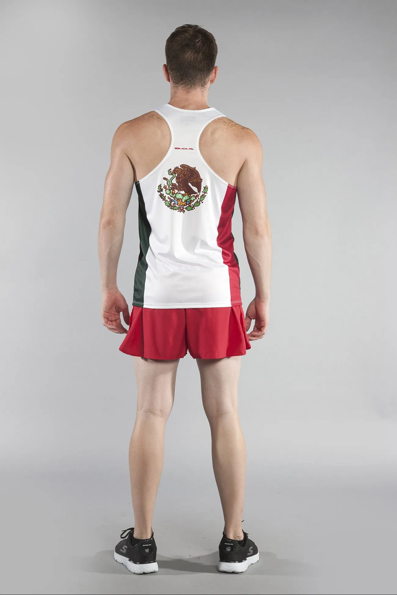 Men's Printed Singlet- Mexico