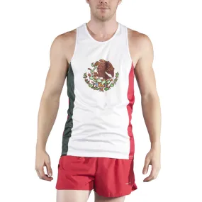 Men's Printed Singlet- Mexico