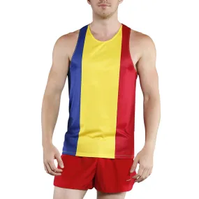 Men's Printed Singlet- Romania